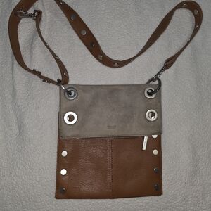 Hammitt Brown and Gray Messenger Bag